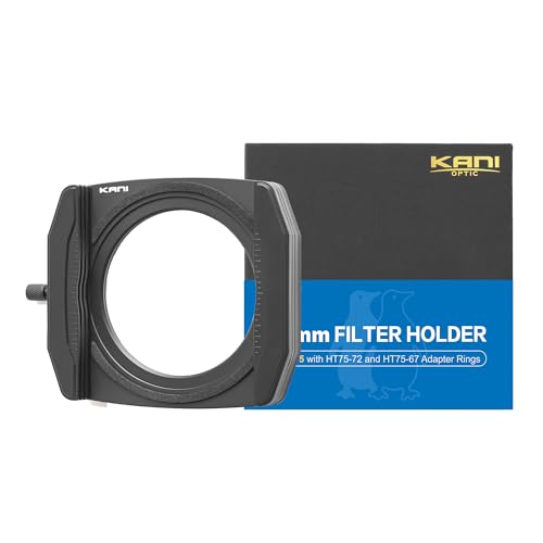KANI 75mm�� HT75 �t�B���^�[�z���_�[�Z�b�g �ő�3�������\ �����Y�g�a72mm/67mm�Ή� ���[�P�[�X�t�� �A���~�� 805522