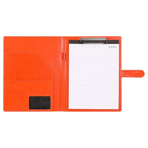 Carpeta de negocios impermeable para documentos, perfecta para bloc de notas legales y organización de documentos, en varios colores de portapapeles de cuero