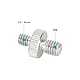 CAMVATE M8-Stecker auf 1/4-Zoll-20-Stecker-Edelstahl-Schraubenadapter (5er-Pack) – 3451