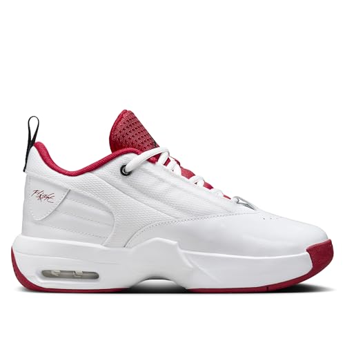 Jordan Max Aura 6 Big Kids' Shoes (FQ8297-106, White/Black/Gym Red) Size 53