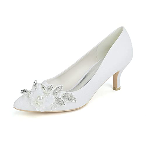 YiLuFanHua Hochzeitsschuhe Für Die Braut Klassische rutschfeste Damen...