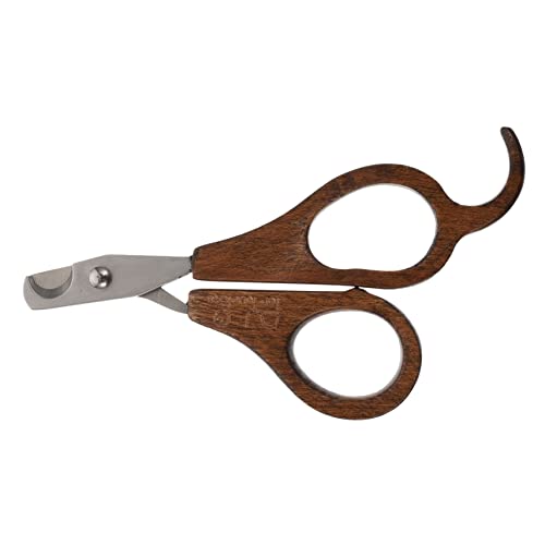 Hemoton 1Pc Pet Nail Trimmer with Ergonomic Wooden Handle Dog Cat Nail Cutter for and Comfortable Grooming for Easy Nail Care