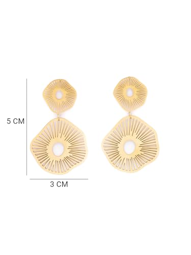 Image of Scintillare by Sukkhi Stylish Stainless Steel Butterfly Dangler Earring Jewellery for Women & Girls|Anti Tarnish Jewellery|Gifts for Wife Girlfriend Mother Sister