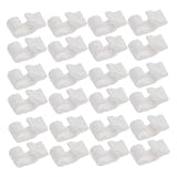 CLISPEED 40個ワイヤーケージ クリップ プラスチック製 ラッチ バックル ドッグケージ 犬小屋 パネル固定用 鶏 ネズミ ハムスター 立用 デタッチャブル スナップ コネクター