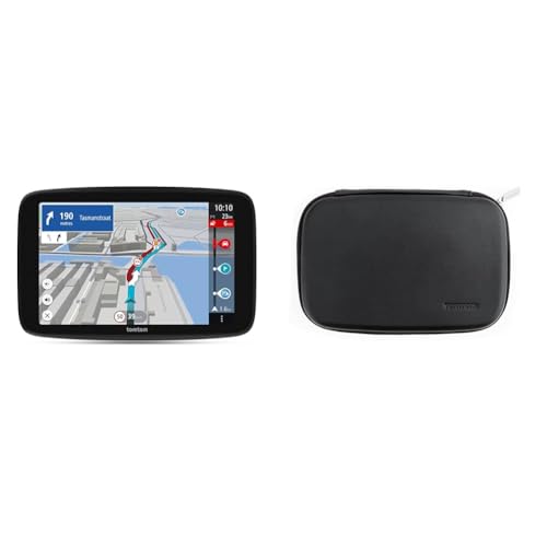 TomTom LKW-Navi GO Expert Plus & Premium Ledertasche 7 Zoll für Discover, Camper Max und Expert