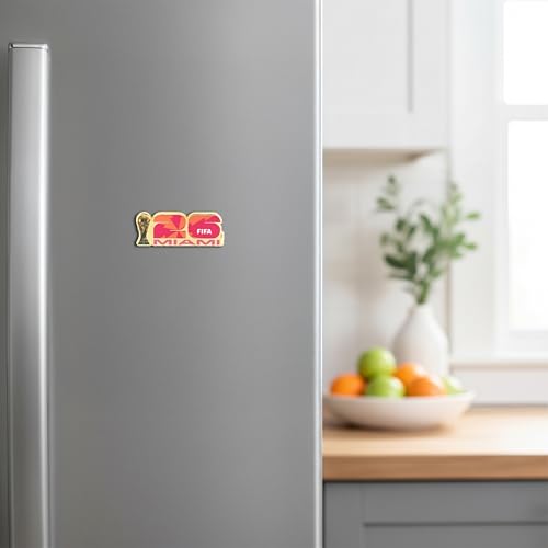 Image of FIFA World Cup Tournament Logo Magnet - Officially Licensed FIFA World Cup Magnet - Vibrant Host City Design - Durable Strong Hold - Perfect for Fridges, Lockers & Collectors