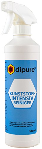 dipure® Kunststoff Intensiv Reiniger 500 ml - Spezial Reinigungsmittel für Kunststoff-Fensterrahmen, Gartenmöbel (Plastik) Cover