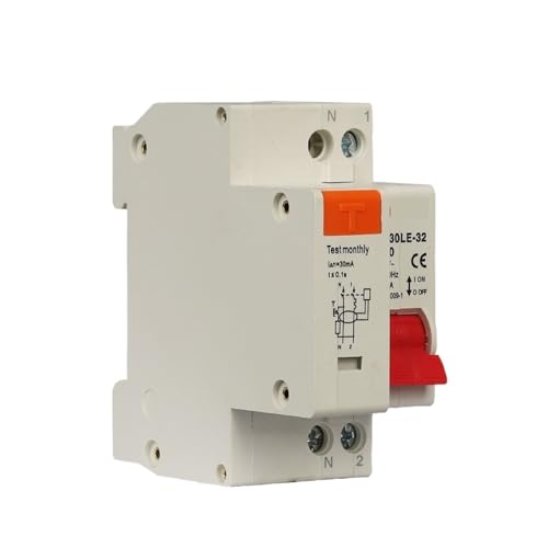 Disyuntor de corriente residual 230 V 1P+N YCB6HLN 16A magnetotérmico 2