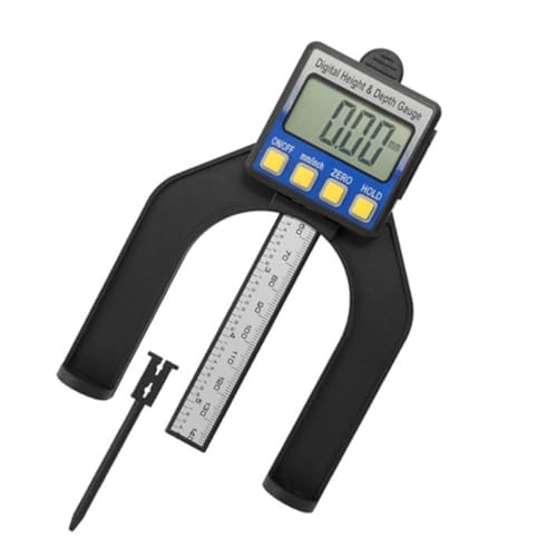 Outil de mesure menuiserie avec écran LCD clair et base aimantée