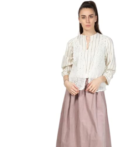 miniprice Women Cotton Crocheted White-picture-2