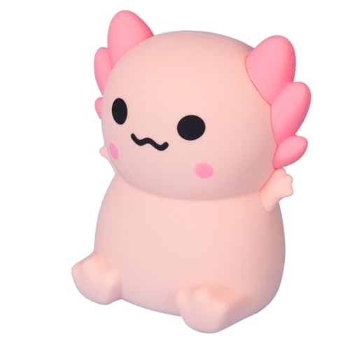 子供用 ナイトライト - 調光可能 装飾 ランプ,シリコーン アホロートル ナイトライト | 寝室・リビング・子供部屋・ナイトスタンド・ベッドサイドテーブル・デスク・授乳・子供・幼児・ティーンガール用