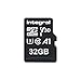 Price comparison product image Integral 32GB microSD Card Premium High Speed 4K Video Memory Card - up to 100MB/s Read and 30MB/s Write, UHS-I, U3, Class 10, A1 App Performance - for smartphones, tablets, drones, game consoles
