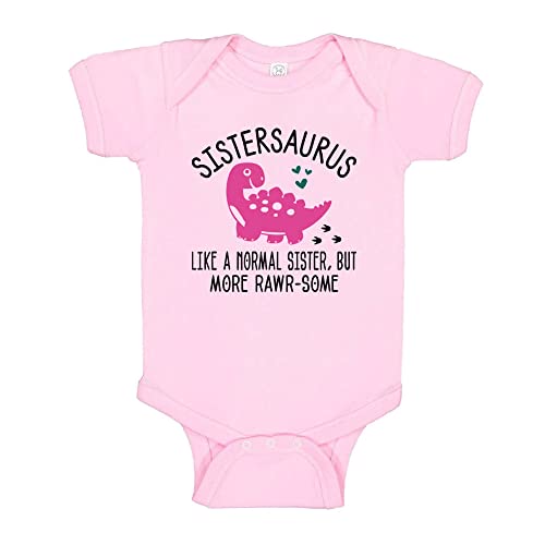 TATY Kids Sistersaurus Dinosaur Baby Infant Bodysuit