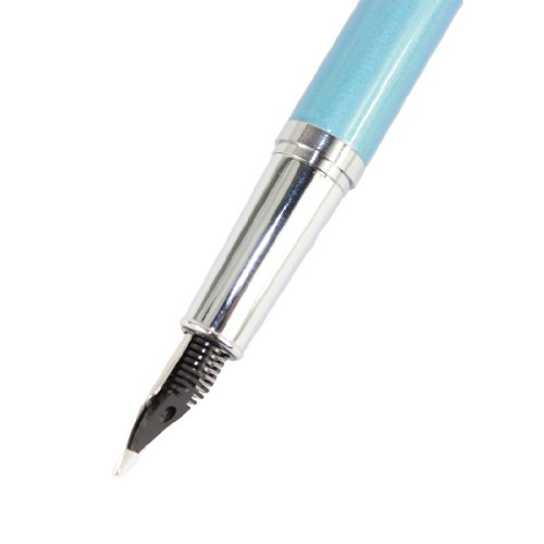 Gullor 301 Medium Nib Fountain Pen With Diamond - Sky Blue #TOP3