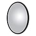 RETRAC 610711 8-Inch Black Steel Center-Mount Convex Mirror Head, Universal Driver or Passenger Side