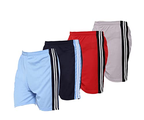Image of Fort Worth Men's 4 Pack Gym Workout Shorts Quick Dry Bodybuilding Weightlifting Pants Training Running Jogger with Pockets