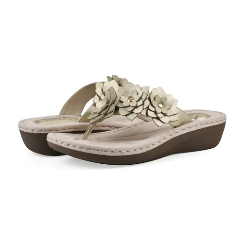 Image of CLIFFS BY WHITE MOUNTAIN Women's Content Floral Sandal