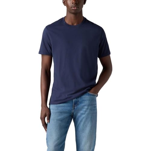 Levi's Men's Short Sleeve Tech Tee, (New) Navy Blazer, Large - image 1