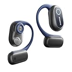 Baseus Open-Ear Headphones, Hi-Res Wireless Audio with LDAC, Rich Bass, Comfortable Silicone Cushion Design, 60H Play, AI Clear Calls, Bluetooth 5.4, IPX4, Open-Ear Earbuds - Bowie MF1