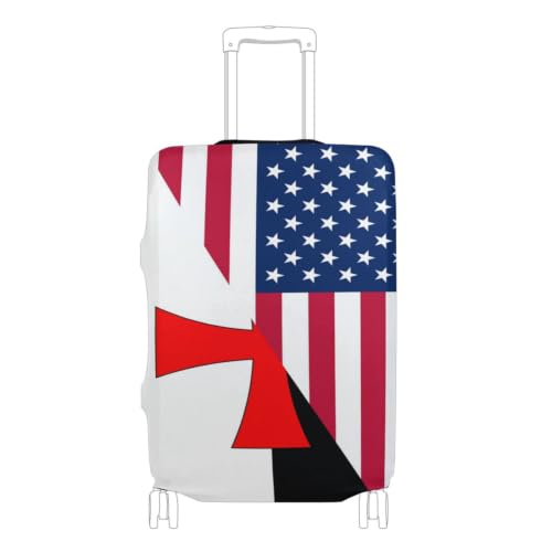 Housses élastiques pour protéger les bagages de 45,7 à 81,3 cm motif USA et Templiers
