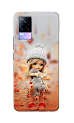 Image of PRINTFIDAA Doll Cute Girl Amazing Beauty Little Kid Child Playing Hard Back Cover for Vivo Y73 / Vivo V21e 4G Back Cover -(P6) KAT1001