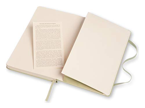 Caderno Clássico, Verde Óxido, Capa Dura, Pautado, Grande
