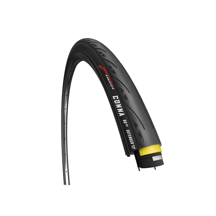 Fincci Racing Bike Tyre 700c x 23c - Foldable Conna Slick Tyre