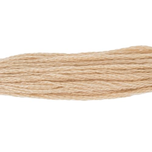 Image of Hobby Lobby DMC Cotton Embroidery Floss 739 Ultra Very Light Tan Set of 12