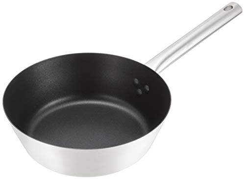 遠藤商事 業務用 ムラノ インダクション テフロンセレクト テーパーパン 24cm IH対応 18-8ステンレス/内面テフロン加工 ATC4604