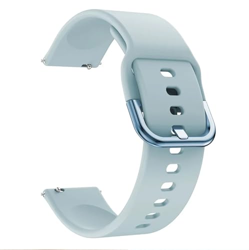 スポーツブレスレット スマートウォッチ用シリコンバンド ウォッチストラップ(Light blue,22mm)