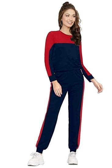 Image of Fashions Women's Solid Track Suit, Trendy