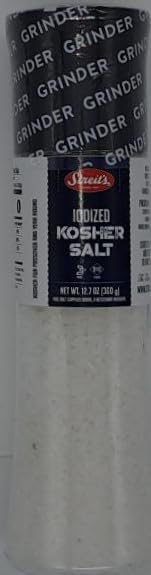 Streit's - Iodized - Kosher Salt 12.7 Oz (Pack of 6)
