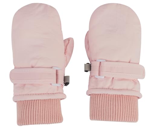 Winter Ski-Gloves for Kids - Boys-Girls-Warm-Plus-Velvet-Thickened Mittens Children-Cold-Weather Glove 2-4 Y