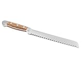 Les croûtes dures trouvent leur maître avec le couteau à pain double face GÜDE. Le bord dentelé est la fierté de GÜDE et est unique au monde. Avec ce couteau, il n'y a aucun problème à scier au lieu de presser. Amusez-vous avec le couteau dentelé