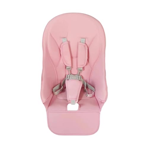 Image of 2025 Universal High Chair Cover Replacement for Baby – Washable Soft Cushion Seat Pad, Adjustable Straps, Non-Slip Infant Feeding Chair Protector, Fits Most Toddler High Chairs (Pink)