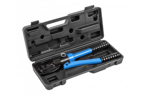 Högert Technik Hydraulischer Schneidwerkzeug 4-16 mm, Handlicher Schneider für Stäbe und Drähte, Ideal für Betonbewehrung, mit austauschbaren Backen Schneider