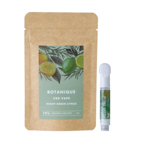 BOTANIQUE Total60%, CBD40%, CBG30%, �i�C�g�O���[���V�g���X,�x�C�v���L�b�h, ���{�� ���Z�x CBG �e���y�� �V�R�����g�p 510�X���b�h�Ή� �����b�N�X �z���^�C�v PG/VG�s�g�p