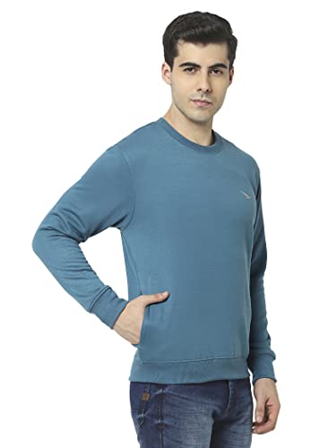 Image of HiFlyers Men's Cotton Blend Casual Crew Neck Sweatshirt