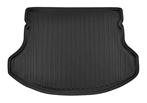 | Tapis De Coffre sur Mesure pour Sportage 3 2010-2015, Noir, Antidérapant, Bord Haut, Toutes Saisons, Adapté Animaux de Compagnie