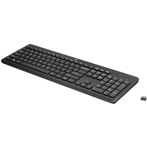 HP TECLADO (ALEMAN) INALÁMBRICO 230 (Negro) 3L1E7AAABD