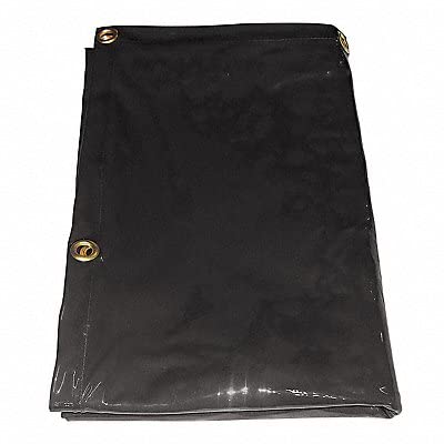 Westward, 22RN62, Welding Curtain, 6 ft. W, 4 ft, Gray