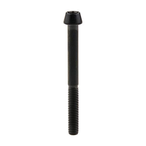 Image of Titanium Ti Bolt M5x9 16 18 20 25 30 35 40 45 50 55 60mm Tapered Head Screws Pack of 4 (M5x50mm, Black)