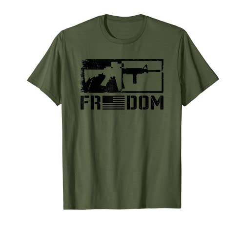 Freedom AR15 Rifle - Segunda Enmienda Pro Gun Rights USA Camiseta