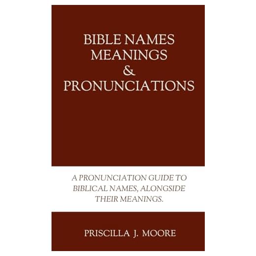 Comprehensive Guide to Biblical Names