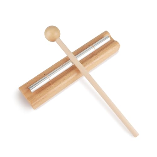 Energy Klangstab Chime Energy Percussion Instrumente mit Holzschlägel für Musikalische Früherziehung Geschenk Gebet Yoga Meditation