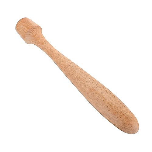 SOLUSTRE 1Pc Wooden Cocktail Muddler Ergonomic Bar Grinding Stick for Mixing Drinks Smooth Finish for Easy Crushing of Ice Fruits Spices for Home and Bars