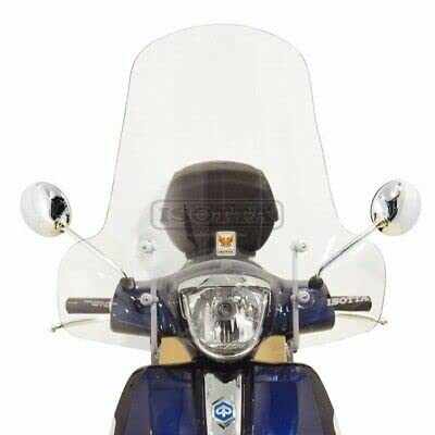 Isotta - Kit de parabrisas completo con fijaciones para Piaggio Liberty I-Get 50 125 150 2020 2021 2022