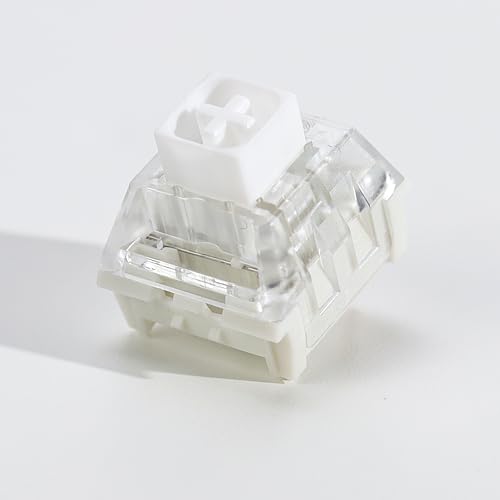 YMKPVR Kailh Box White Clicky Mechanical Keyboard Switches - 35pcs,