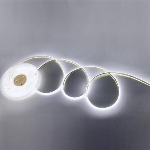 Tira LED COB Doble Blanco 5M 608 LEDs/m 24V Flexible miniatura 4