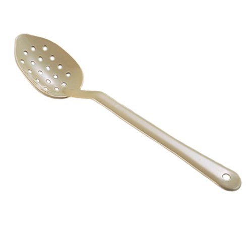 Carlisle 442106 Serving Spoon, Perforated, 13" Length, Beige (Case of 12)